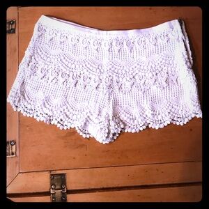 Urban Outfitters Pins & Needles Lace Shorts